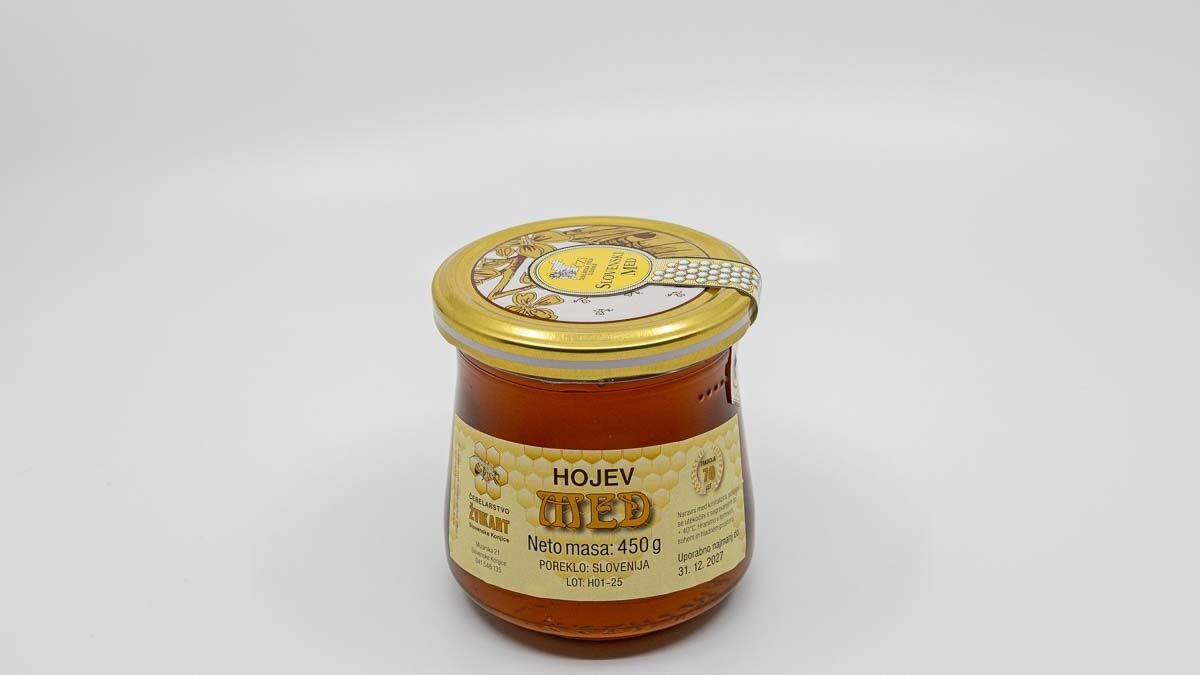 Hojev med iz slovenskega čebelarstva – naravni domači med